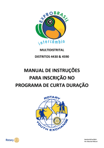 manual de instru&ccedil;&otilde;es para inscri&ccedil;&atilde;o no programa de curta dura&ccedil;&atilde;o