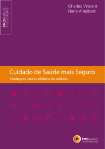 Cuidado de Saúde mais Seguro: estratégias para o cotidiano do