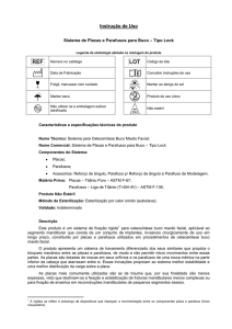 Instrução de Uso