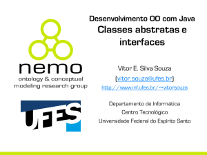 Classes abstratas e interfaces - Informática