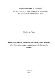 Jairo Barros Weiss Análise comparativa da eficiência na obtenção