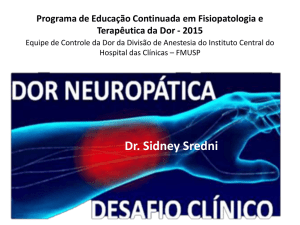 Dor neuropática - Anestesiologia USP