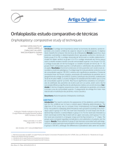 Artigo Original Onfaloplastia: estudo comparativo de técnicas