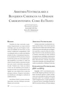 ARRITMIASVENTRICULARES E BLOQUEIOS CARDíACOS NA