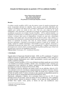 Atuação do fisioterapeuta no paciente AVE no