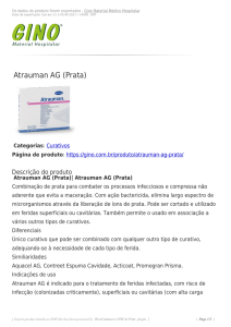 Atrauman AG (Prata) - Gino Material Médico Hospitalar