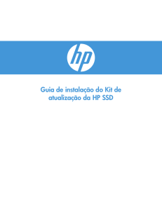 Guia de instalação do Kit de atualização da HP SSD
