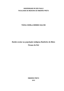 Saúde ocular na população indígena Kadiwéu do Mato Grosso do Sul