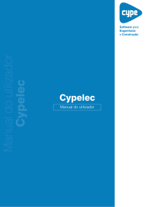 Manual do utilizador - CYPELEC