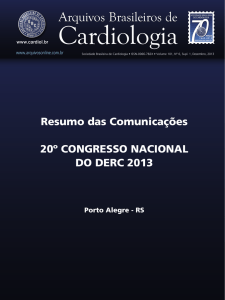 Resumo das Comunicações 20º CONGRESSO NACIONAL DO