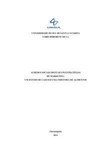 universidade do sul de santa catarina fabio ribeirete silva as redes