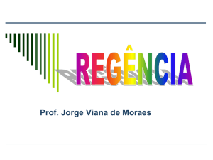 Regência Prof Jorge Viana apresentação em ppt