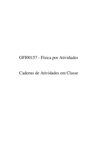 GFI00157 - Física por Atividades Caderno de Atividades em Classe