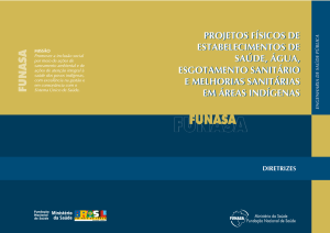 Diretrizes para projetos físicos de estabelecimento saúde, água