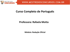 Redação Oficial - Rafaela Motta