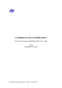 cloridrato de clomipramina - Furp