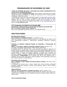 programação de novembro de 2009 multicultural