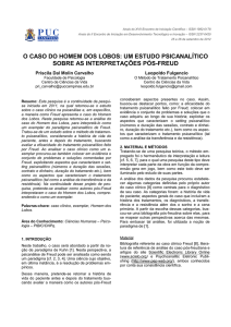 o caso do homem dos lobos - PUC