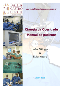 Cirurgia da Obesidade Manual do paciente