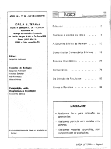 importante - Seminário Concórdia