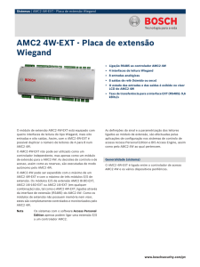 AMC2 4W-EXT - Placa de extensão Wiegand