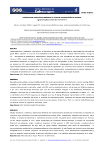 Artigo Original Mulheres que geram filhos expostos ao vírus da