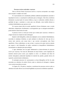 voçorocas Entre as diversas formas de processos erosivos a