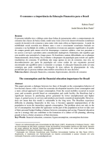 O consumo e a importância da Educação Financeira