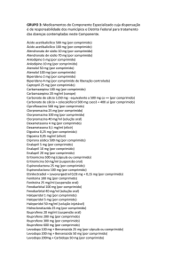 GRUPO 3: Medicamentos do Componente Especializado cuja