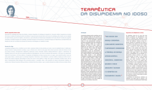 Terapêutica das Dislipidemias no Idoso. Quitéria Rato