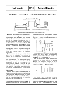 O Primeiro Transporte Trifásico de Energia Eléctrica (Lauffen
