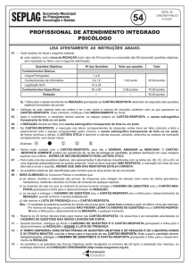 PROFISSIONAL DE ATENDIMENTO INTEGRADO