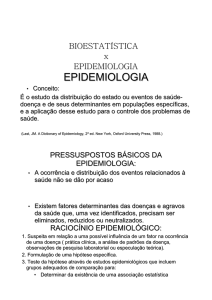 epidemiologia - Saúde Bucal Coletiva
