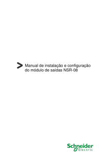 Manual de instala&ccedil;&atilde;o e configura&ccedil;&atilde;o do m&oacute;dulo de