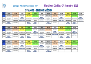 ENEM - Colégio Maria Imaculada