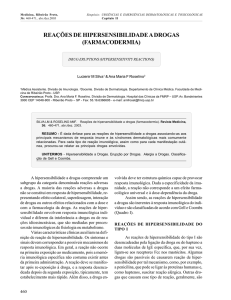 reações de hipersensibilidade a drogas - Revista Medicina