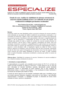 Estudo de caso: Análise de viabilidade de sistemas estruturais de