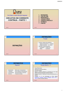 circuitos em corrente contínua – parte 1