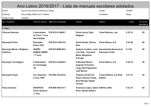 Escola Secundária de Maximinos - Agrupamento de Escolas de