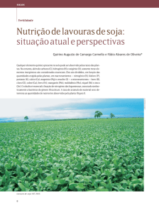 Nutrição de lavouras de soja: situação atual e - Esalq