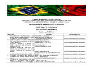 Pôster - Semana de Pedagogia 2016