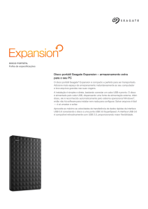 Disco portátil Seagate Expansion – armazenamento extra para o