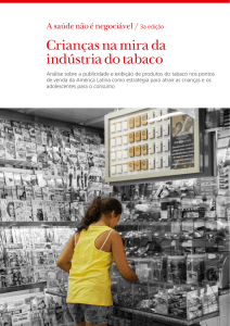 Crianças na mira da indústria do tabaco