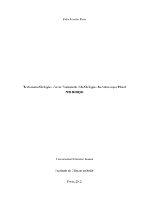 Tratamento Cirúrgico Vs Tratamento Não Cirúrgico da ADSR