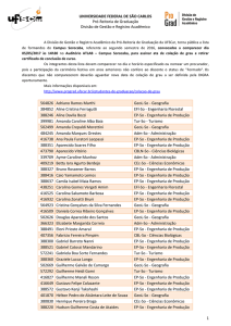 Lista de formandos colação de grau 05-05-2017 - REC