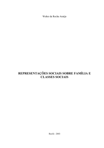 representações sociais sobre família e classes sociais