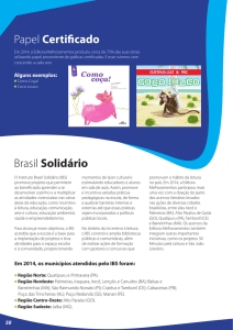 Brasil Solidário Papel Certificado