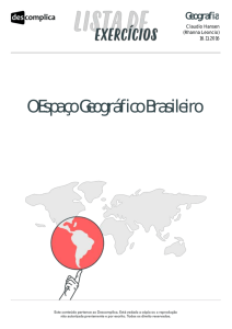 O Espaço Geográfico Brasileiro