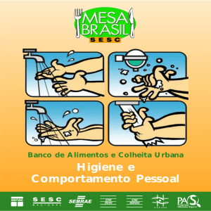 Higiene - Mesa Brasil Sesc – Sergipe