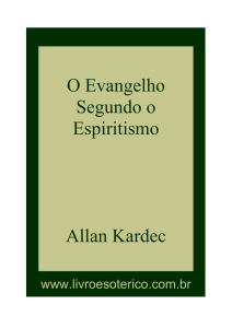 O Evangelho Segundo o Espiritismo